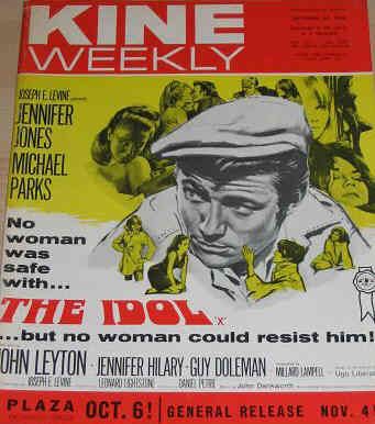KINE WEEKLY magazine side cover 29 September 1966