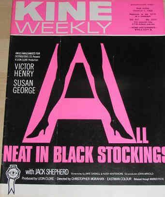 KINE WEEKLY magazine side cover 1 March 1969