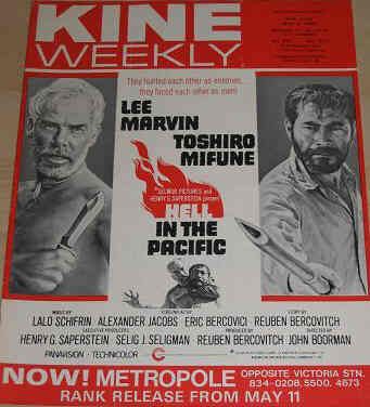 KINE WEEKLY magazine side cover 3 May 1969