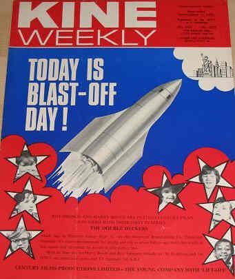 KINE WEEKLY magazine side cover 12 September 1970