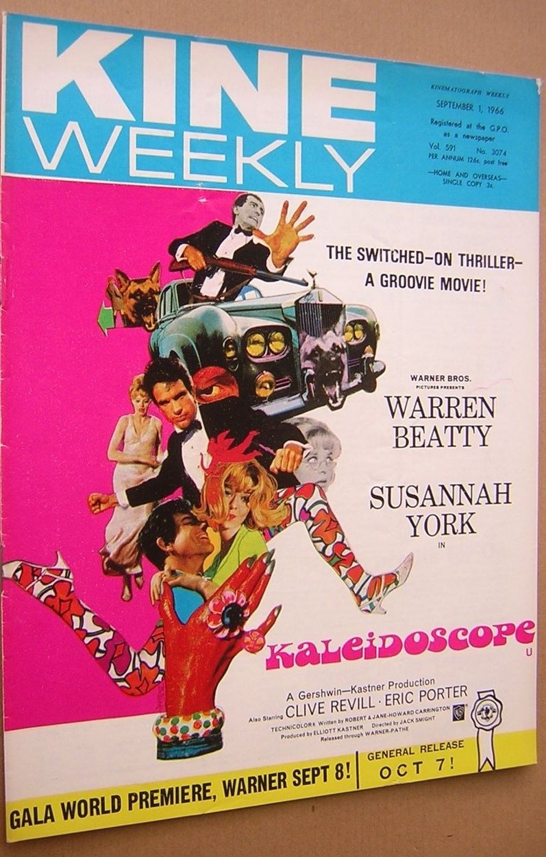 KINE WEEKLY magazine side cover 1 September 1966