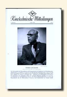 KINETECHNISCHE MITTEILUNGEN (AGFA) magazine side cover  