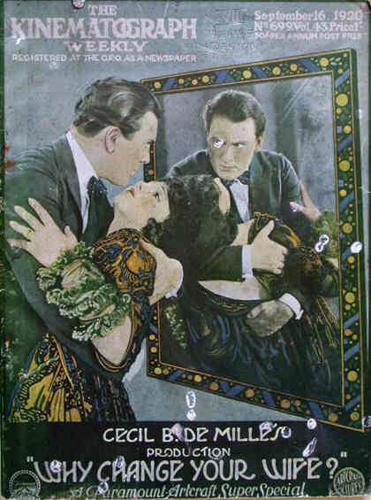 KINE WEEKLY magazine side cover Issue 699 16 September 1920