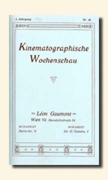 KINEMATOGRAPHISCHE WOCHENSCHAU magazine side cover  