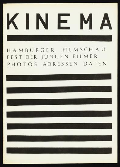 KINEMA (GERMANY) magazine side cover Issue 2  1968