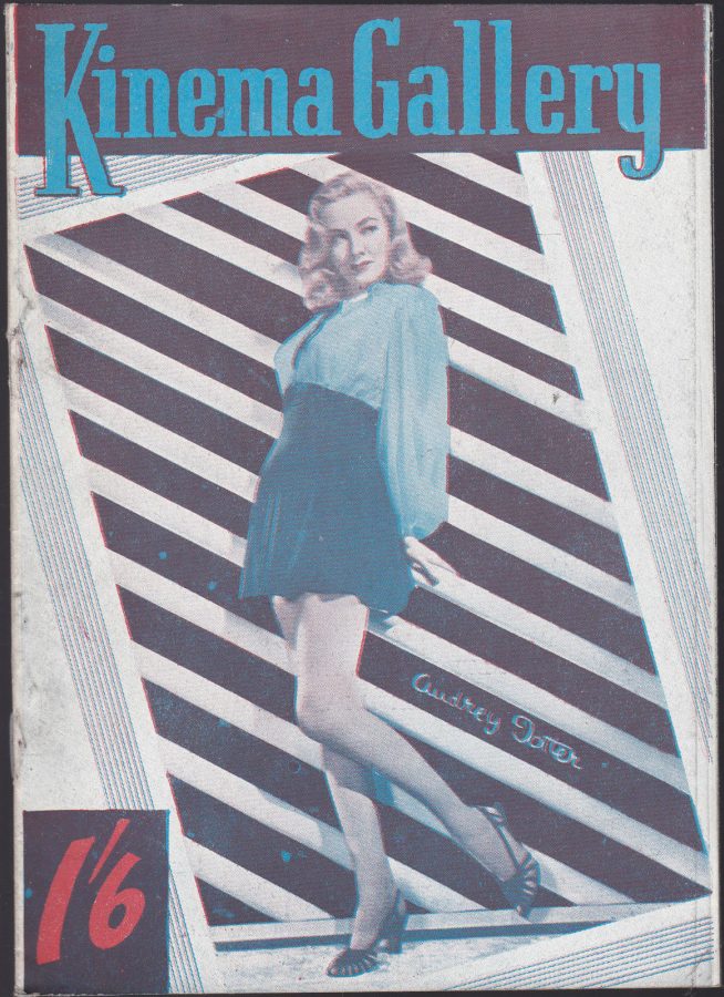 KINEMA GALLERY magazine side cover  1940s  