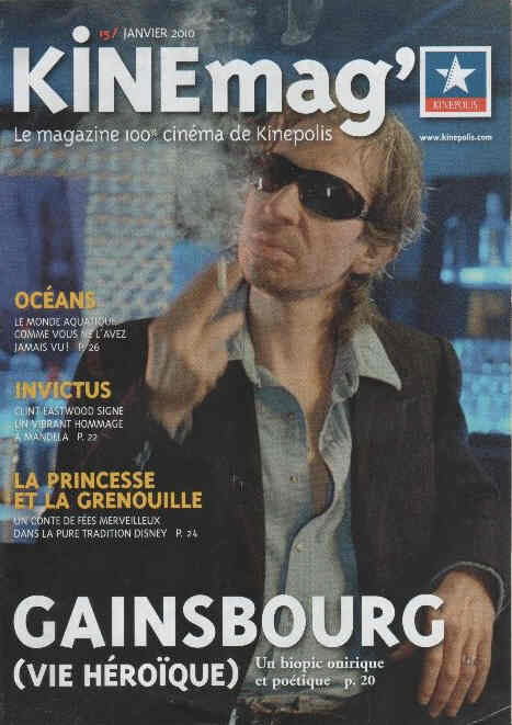 KINEMAG magazine side cover Issue 15 January 2010