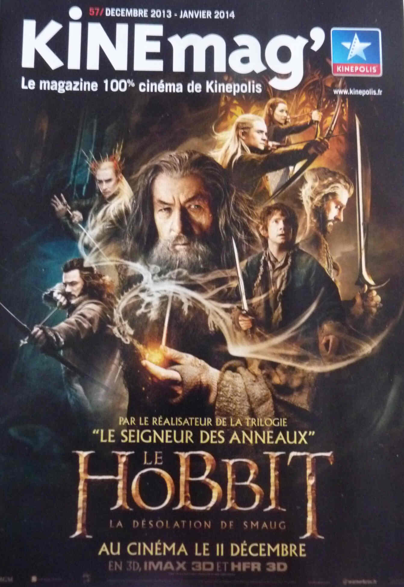 KINEMAG magazine side cover Issue 57 December 2013