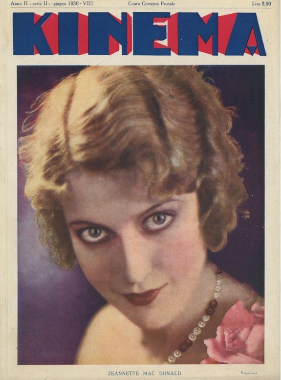 KINEMA (It) magazine side cover  June 1930