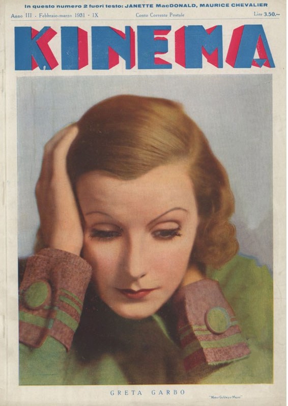 KINEMA (It) magazine side cover  March 1931