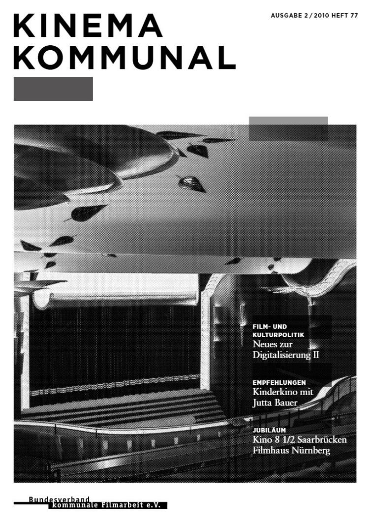 KINEMA KOMMUNAL magazine side cover Issue 2 (#77)   2010