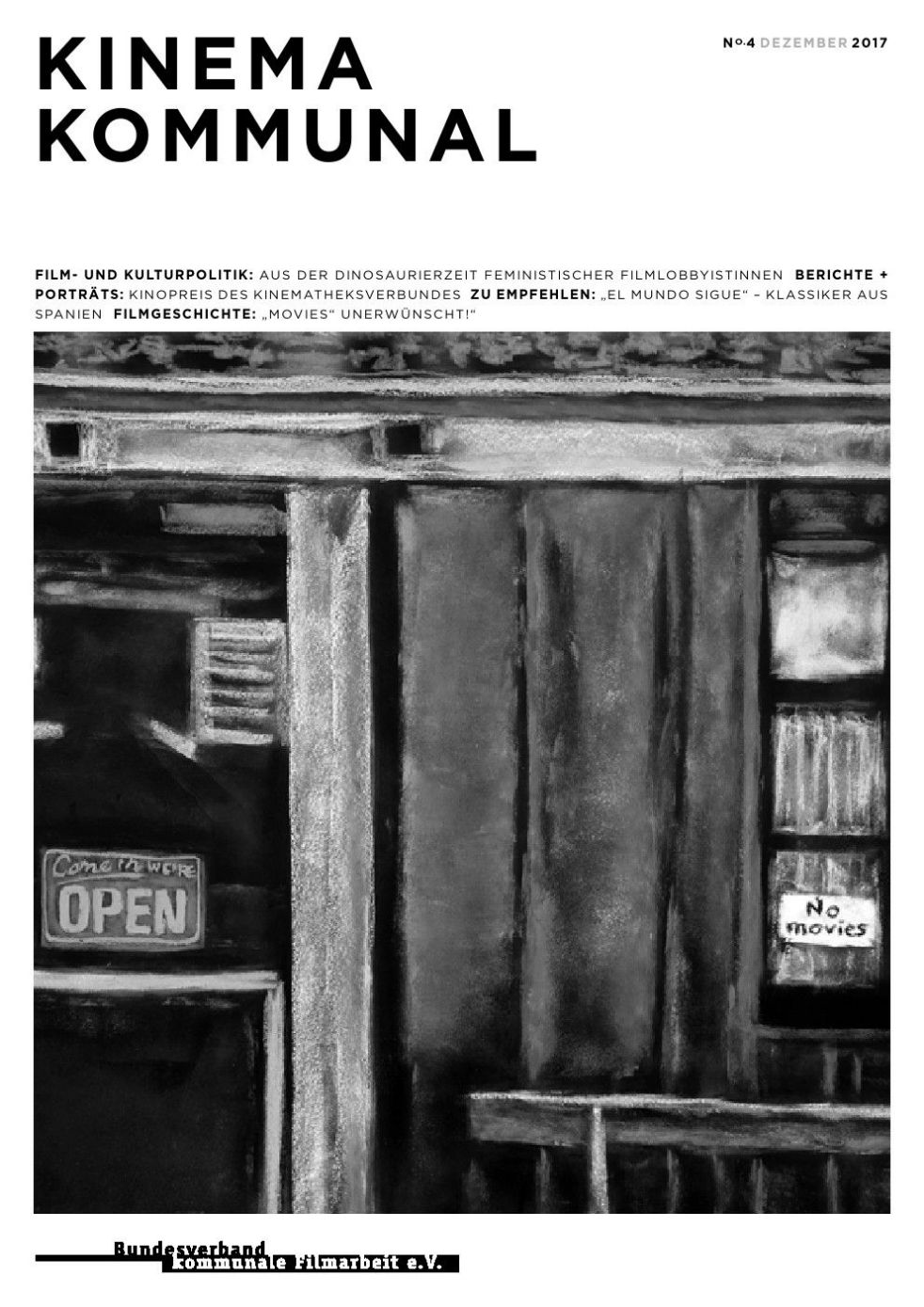 KINEMA KOMMUNAL magazine side cover Issue 4   2017
