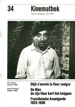 KINEMATHEK magazine side cover Issue 34 April 1967