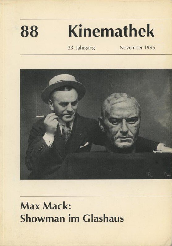 KINEMATHEK magazine side cover Issue 88  November 1996