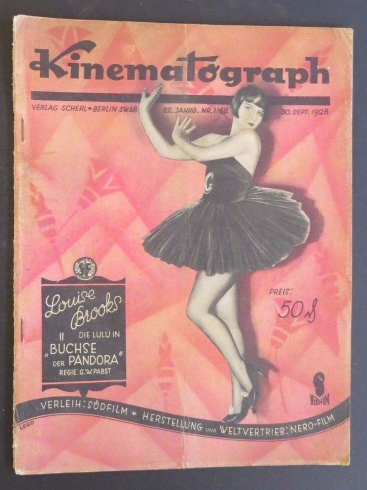 KINEMATOGRAPH | DER magazine side cover Issue 1162 30 September 1928