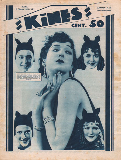 KINES magazine side cover Issue 21 2 June 1929