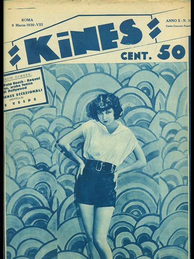KINES magazine side cover Issue 10 9 March 1930