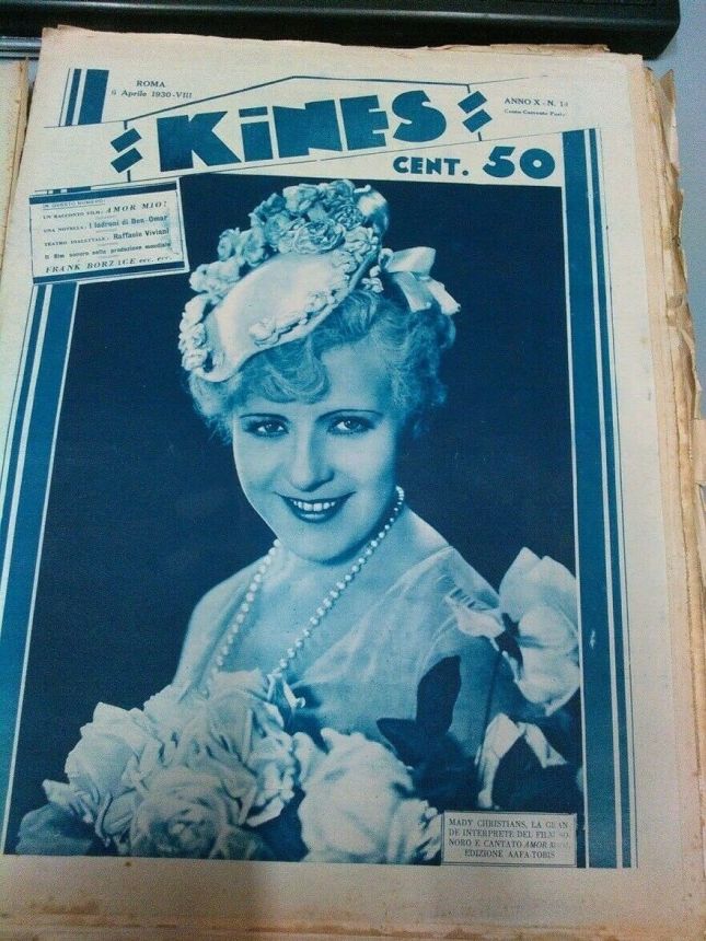 KINES magazine side cover Issue 14 6 April 1930