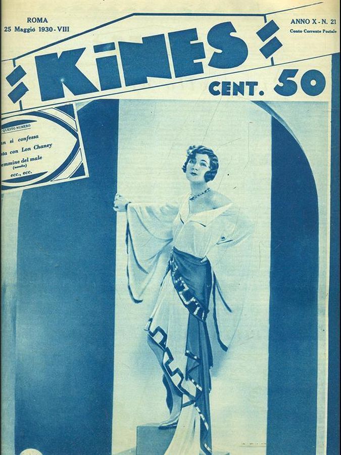 KINES magazine side cover Issue 21 25 May 1930
