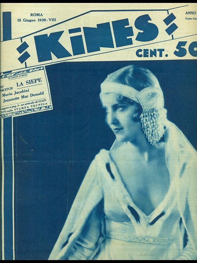 KINES magazine side cover Issue 24 15 June 1930