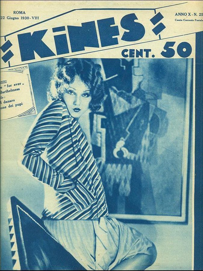 KINES magazine side cover Issue 25 22 June 1930