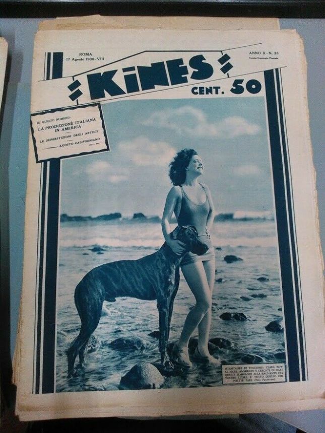 KINES magazine side cover Issue 33 17 August 1930