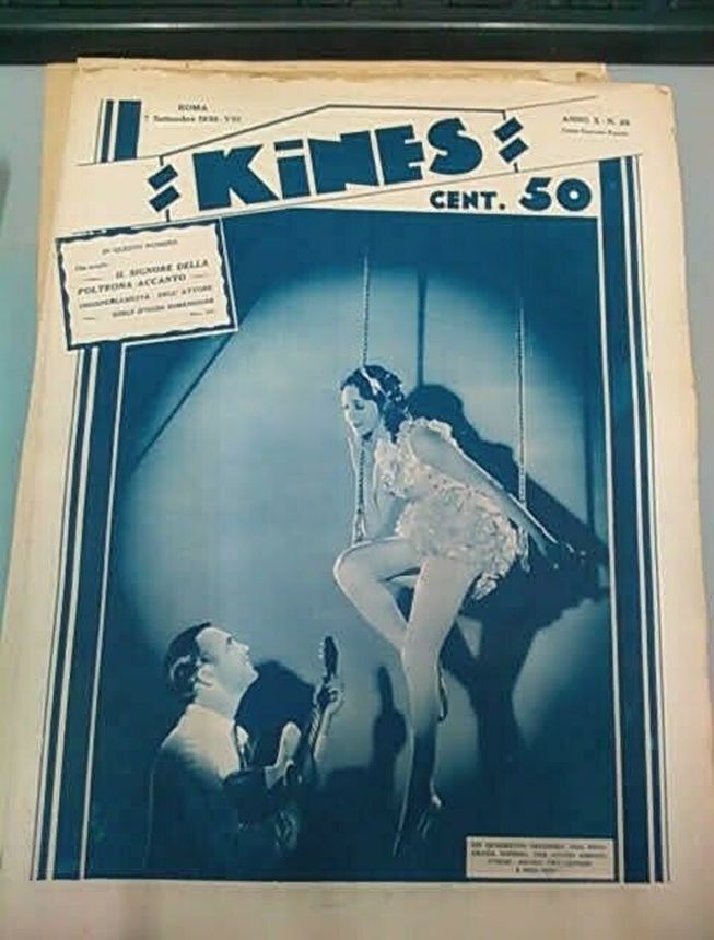 KINES magazine side cover Issue 36 7 September 1930
