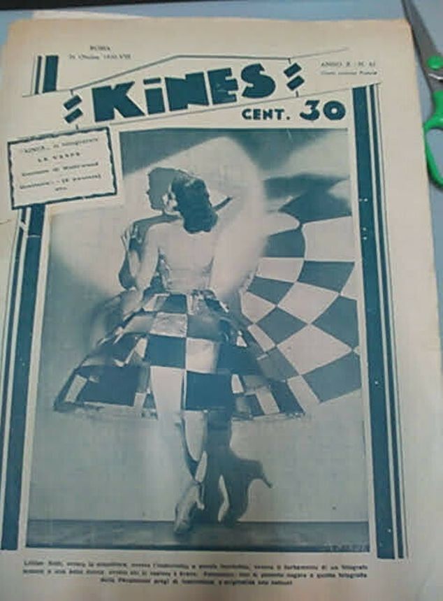 KINES magazine side cover Issue 43 26 October 1930