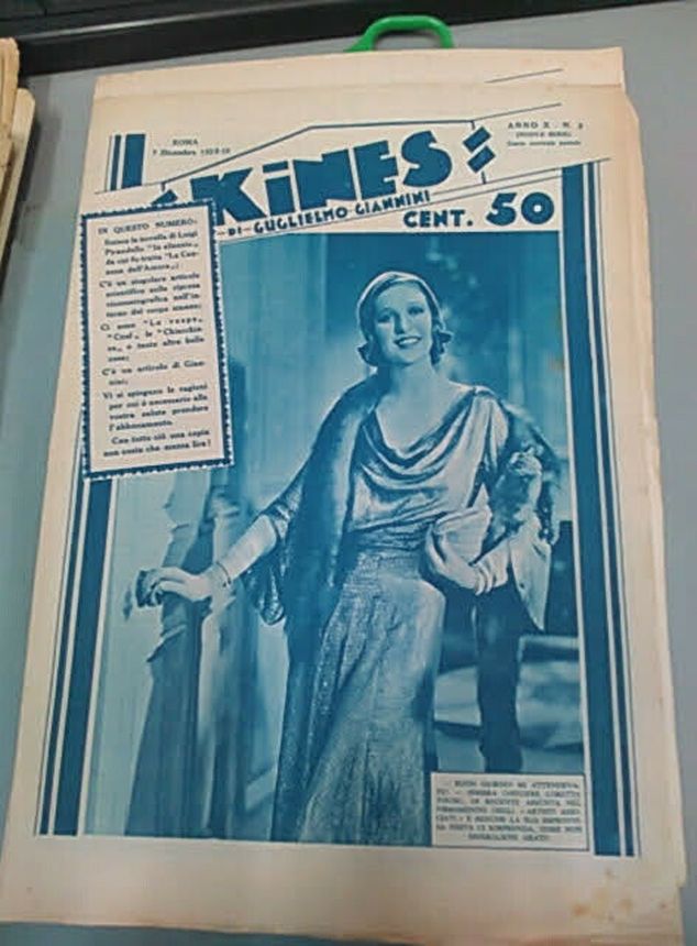 KINES magazine side cover Issue 3 7 December 1930