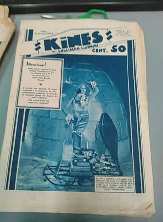 KINES magazine side cover Issue 5 21 December 1930