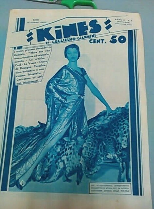 KINES magazine side cover Issue 6 28 December 1930