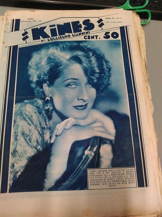 KINES magazine side cover Issue 4 25 January 1931