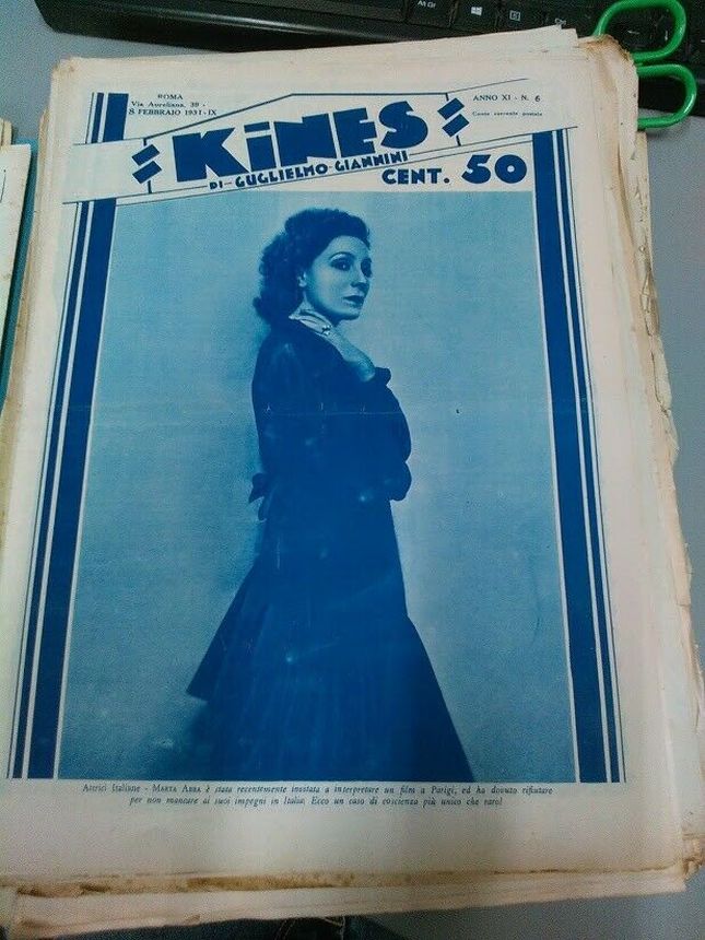 KINES magazine side cover Issue 6 8 February 1931