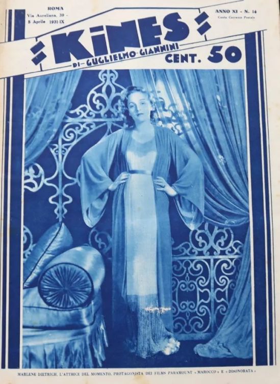 KINES magazine side cover Issue 14 5 April 1931