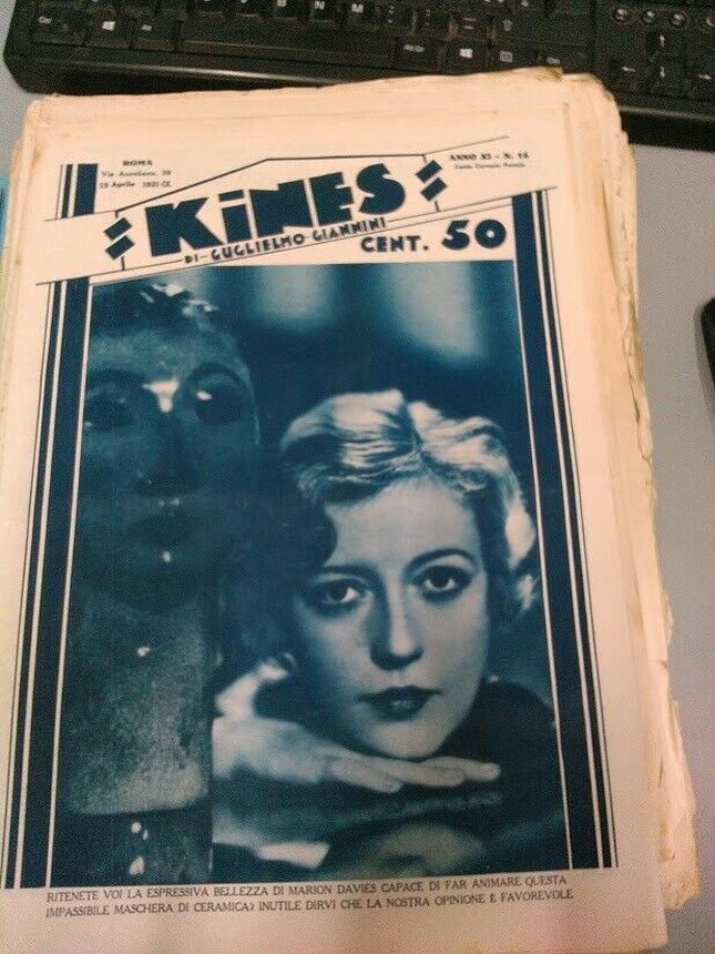 KINES magazine side cover Issue 16 19 April 1931