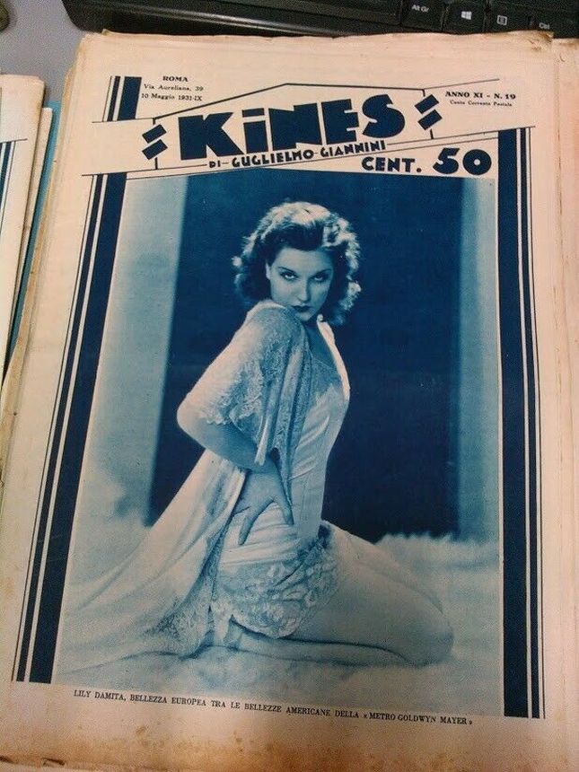 KINES magazine side cover Issue 19 10 May 1931