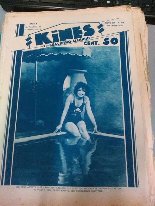 KINES magazine side cover Issue 21 24 May 1931
