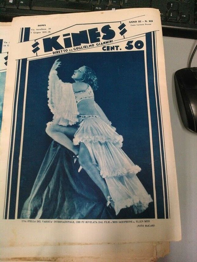 KINES magazine side cover Issue 23 7 June 1931