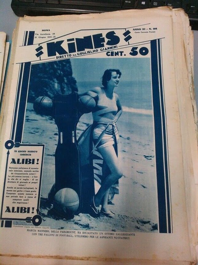 KINES magazine side cover Issue 25 21 June 1931