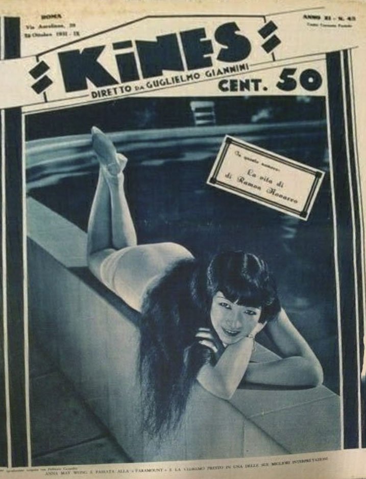 KINES magazine side cover Issue 43 25 October 1931