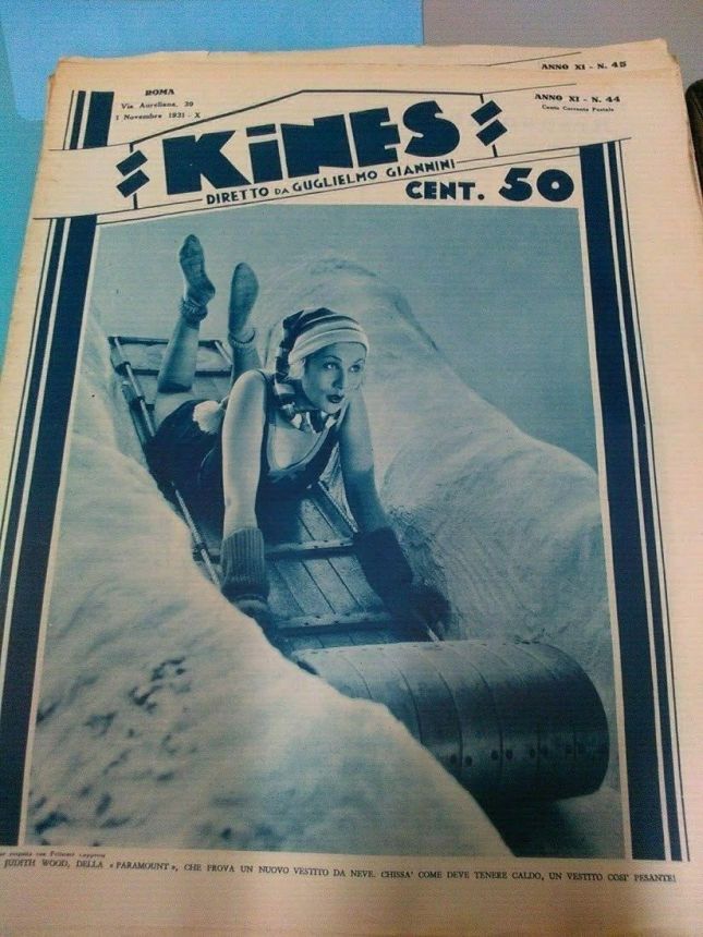 KINES magazine side cover Issue 44 1 November 1931