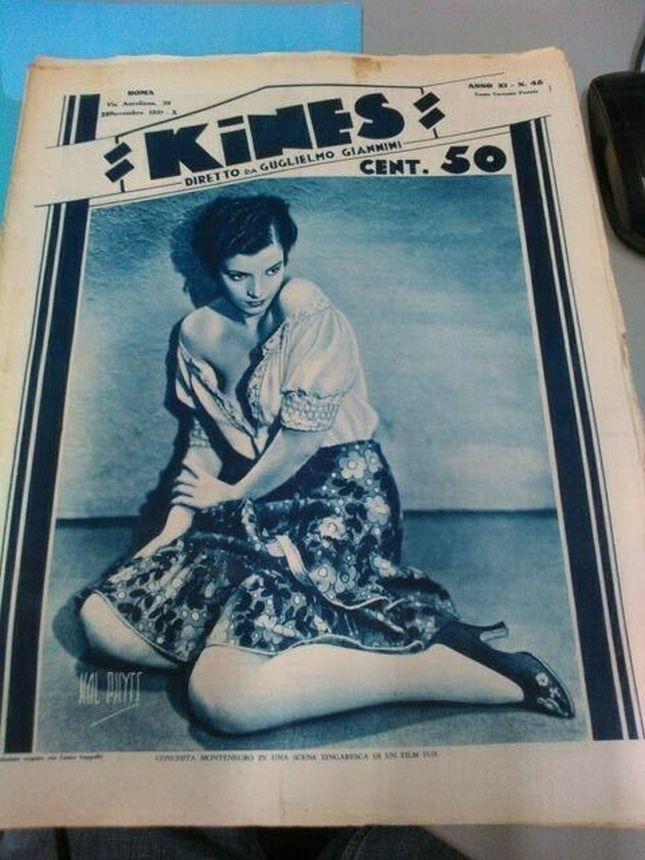 KINES magazine side cover Issue 48 29 November 1931