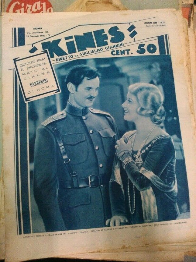KINES magazine side cover Issue 5 31 January 1932
