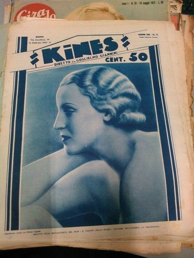 KINES magazine side cover Issue 7 14 February 1932
