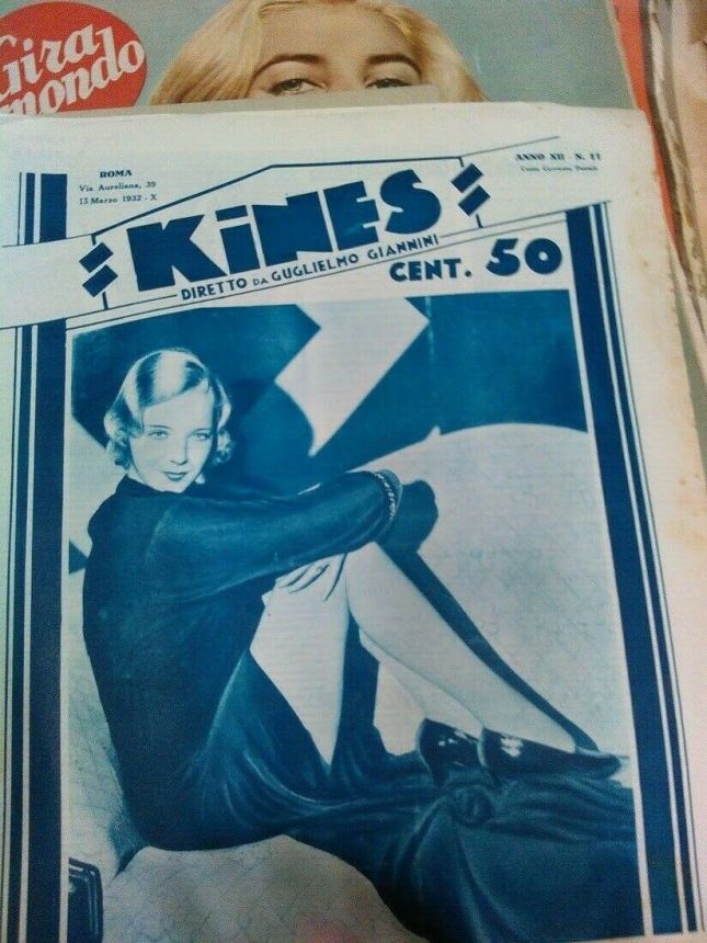 KINES magazine side cover Issue 11 13 March 1932