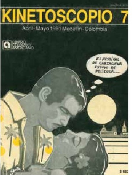 KINETOSCOPIO magazine side cover Issue 7 April/May 1991