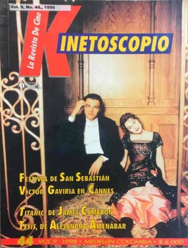 KINETOSCOPIO magazine side cover Issue 44  1998