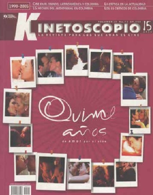 KINETOSCOPIO magazine side cover Issue 73  2005