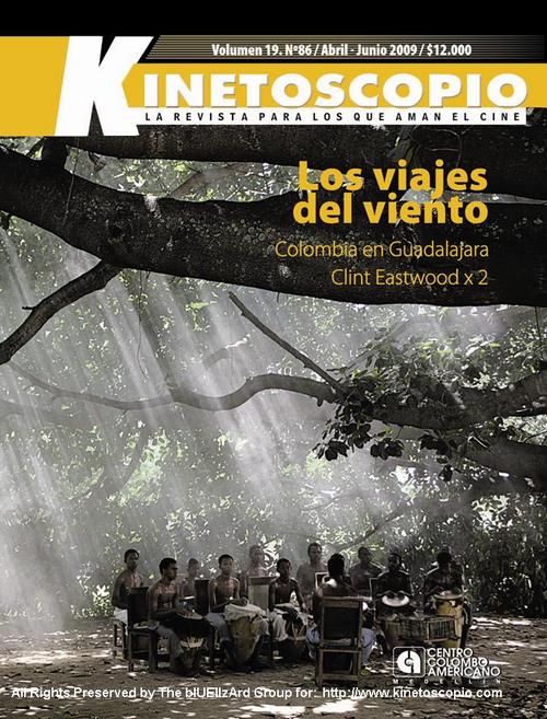 KINETOSCOPIO magazine side cover Issue 86 April/May/June 2009