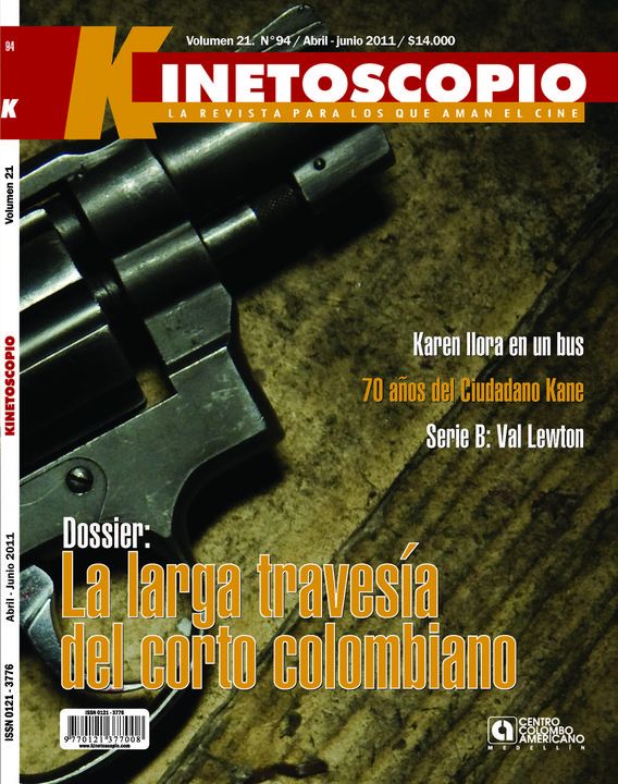 KINETOSCOPIO magazine side cover Issue 94 April/May/June 2011